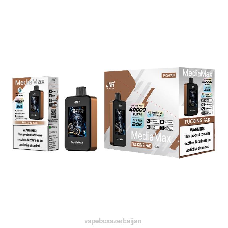 JNR MediaMax 40k puf Vape baku -fcuking fab X028N13