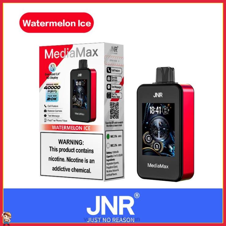 JNR MediaMax 40k puf Vape baku -qarpız buz X028N18